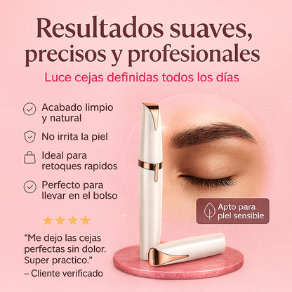 Elimina el vello facial , sin dolor ni irritación