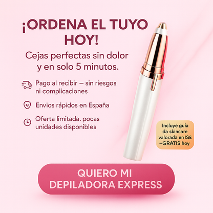 Elimina el vello facial , sin dolor ni irritación